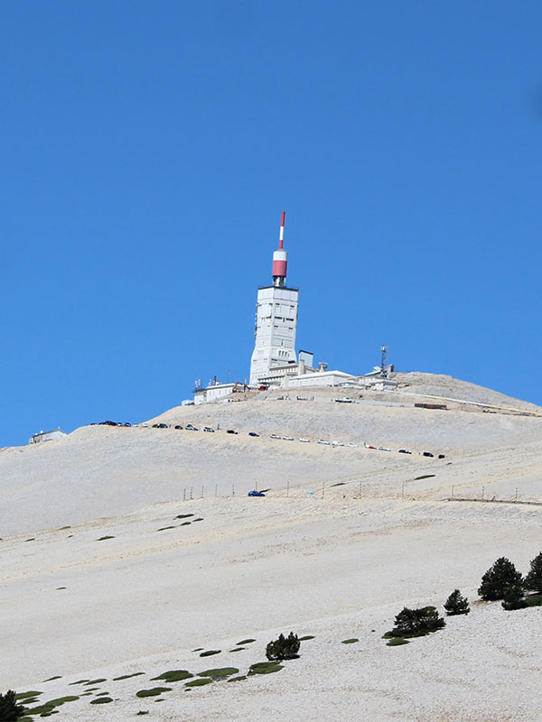 La montée du Mont Ventoux