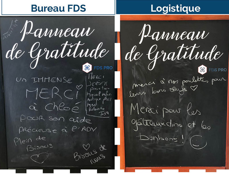 Les panneaux de gratitude chez FDS PRO